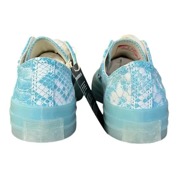 NEW Converse X GOLF WANG Chuck Taylor 70 Snake White/Blue 173190C W 8.5 M 6.5